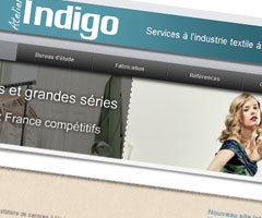 Site Internet Atelier Indigo