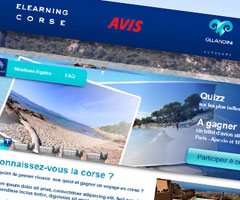 Site Internet elearning Corse
