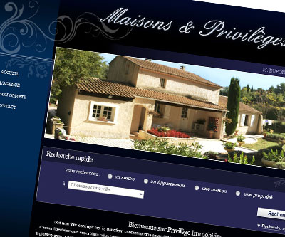 Site Internet Maisons & Privilèges