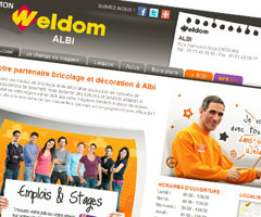 Site internet Mon Weldom