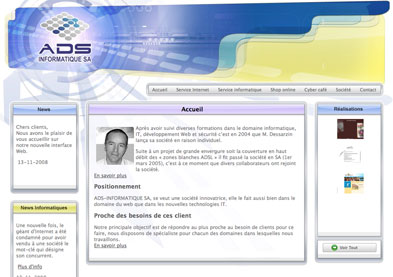 site internet ADS