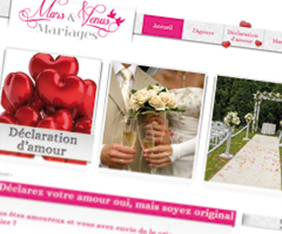 Site Internet Mars et Venus