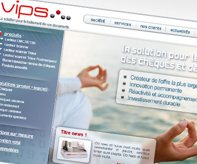 Site internet VIPS