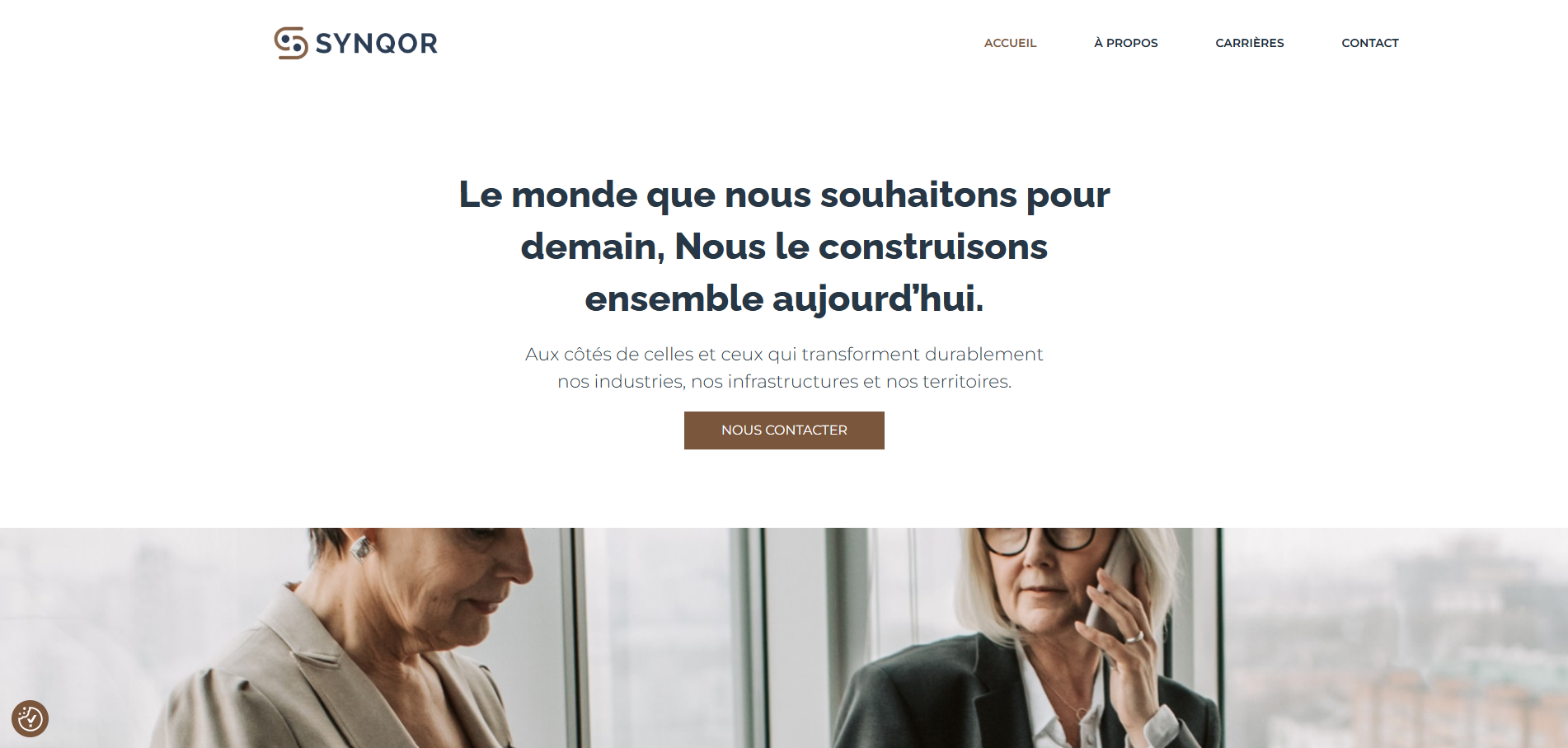 SYNQOR - Site vitrine