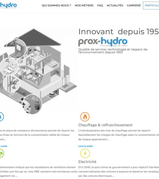 Site internet Proxhydro