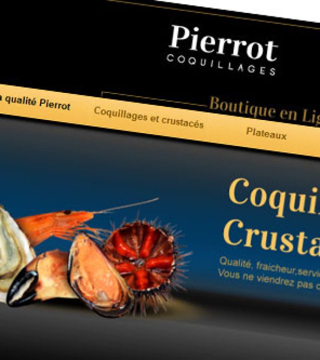 Site internet Coquillages Pierrot