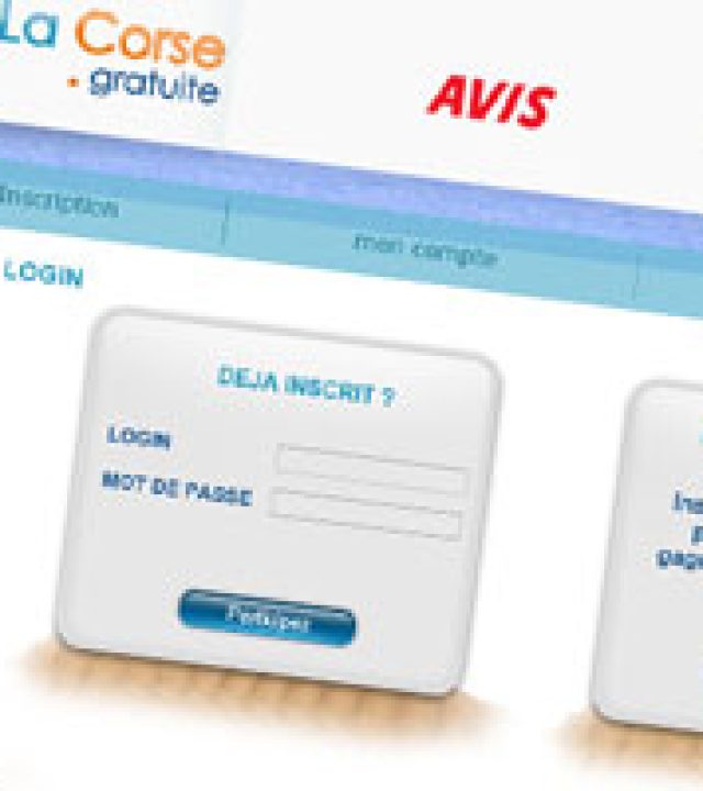 Site Internet Corse gratuite