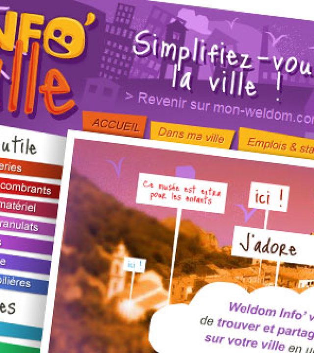 Site internet Mon Weldom Infoville
