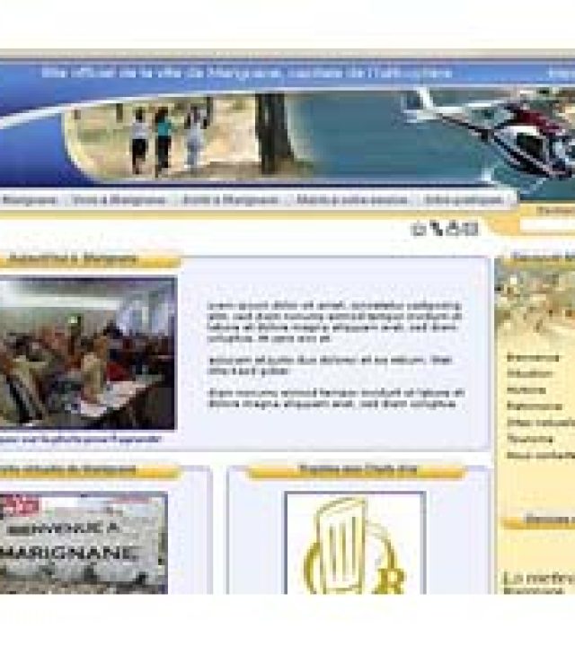 Site internet Marignane