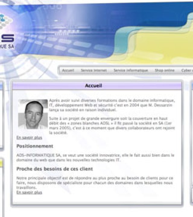 site internet ADS
