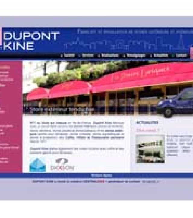 Site internet DUPONT KINE