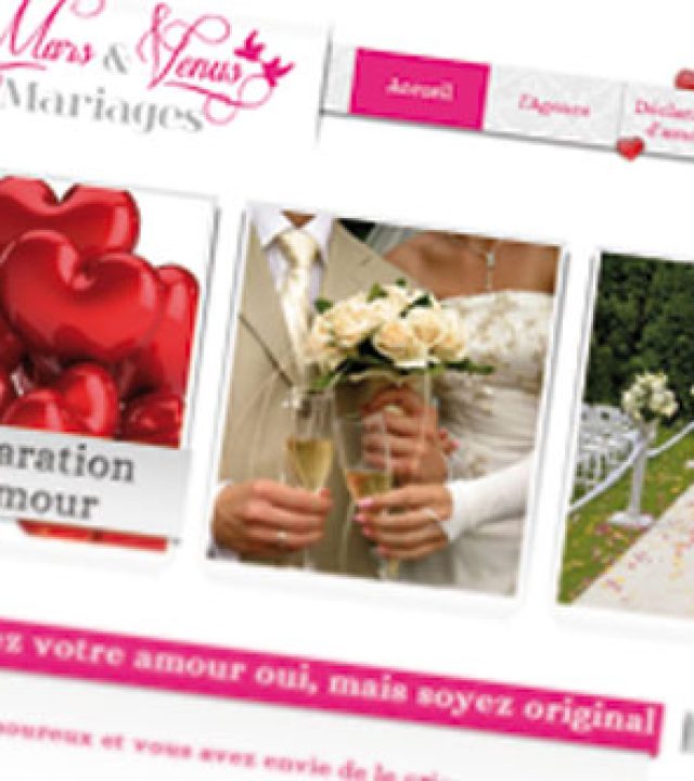 Site Internet Mars et Venus