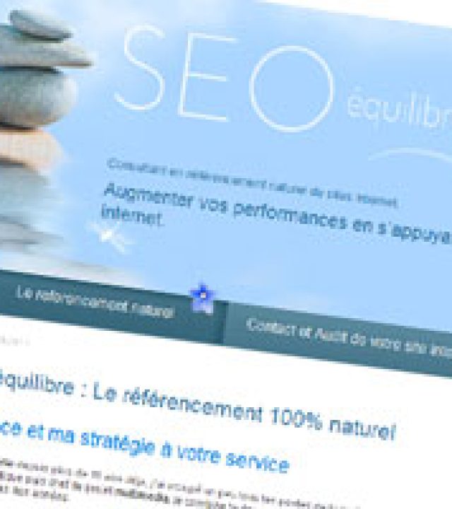 Site internet SEO Equilibre